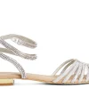 Ballerine Donna: Cafè Noir C1XB1009 SANDALO IN PELLE E STRASS A GABBIA
