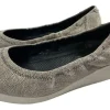Ballerine Donna: FitFlop F-POP TM BALLERINA Stone (Pebble print)