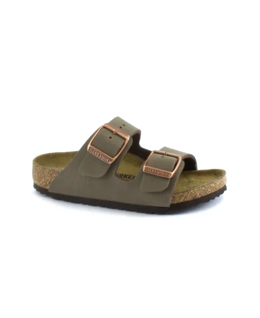 BIRKENSTOCK ARIZONA KIDS 552893 mocha marrone ciabatta bambino fibbie