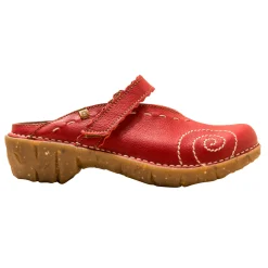 Ciabatte / Zoccoli Donna: El Naturalista NG96 NATURAL GRAIN TIBET / YGGDRASIL ZOCCOLO DONNA RED