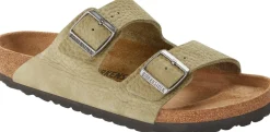 Ciabatte Uomo: 1022549 Arizona desert buck faded khaki, Nubuck Leather