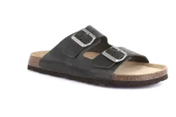 Ciabatte Uomo: Grunland CB1631 Ciabatta doppia fascia con fibbie metal-free | BOBO