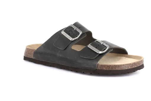 Ciabatte Uomo: Grunland CB1631 Ciabatta doppia fascia con fibbie metal-free | BOBO