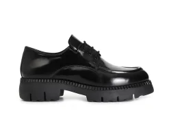 Classiche Donna: Cafè Noir C1EB1065 DERBY ALLACCIATO IN PELLE ABRASIVATA