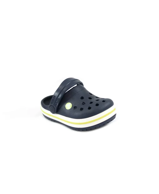 CROCS CROCBAND CLOG 204537 navy citrus ciabatte zoccolo bambino gomma