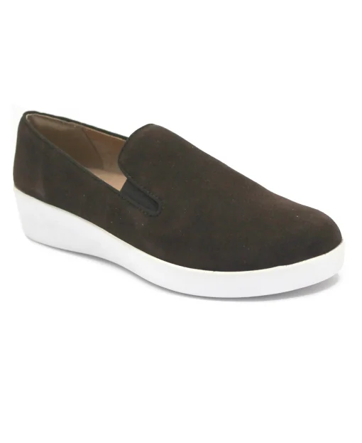 FITFLOP SUPERSKATE CV3-167 chocolate brown marrone scarpe donna slip on