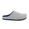 GRUNLAND EURO CB2209 grigio royal ciabatte uomo in feltro di vera lana