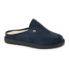 GRUNLAND LOSO CI3200 blu ciabatte uomo pantofola tessuto panno re-soft