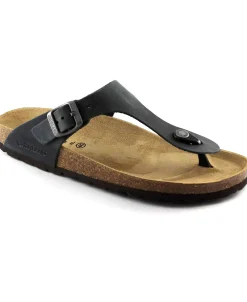 GRUNLAND ROBI CB2008 antracite ciabatte uomo infradito birk