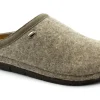 GRUNLAND SIRU CI2286 fango ciabatte uomo in feltro di vera lana re-soft