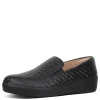 Mocassini Donna: FitFlop SUPERSKATE TM LOAFERS WOVEN LEATHER BLACK