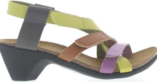 Sandali Donna: 523012735 Klundert violet/scotch/apple/mid grey, Pull-up/Por