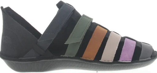 Sandali Donna: 391012740 Terpoorten black/graphit/violet/latte/sunflower/ja