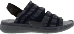 Sandali Donna: 812012654 Tholen Blue/black, Nappa Soft/Nubuk