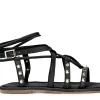Sandali Donna: Cafè Noir C1GD1030 SANDALO SCHIAVA IN PELLE CON BORCHIE