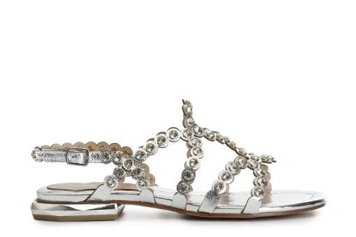 Sandali Donna: Cafè Noir C1GD9001 SANDALO CON STRASS