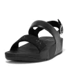 Sandali Donna: FitFlop LULU CRYSTAL EMBELLISHED BACK-STRAP SANDALS ALL BLACK