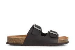 Sandali Uomo: Cafè Noir C1XP1003 CIABATTA 2 FASCE IN PELLE