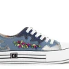 Sneakers Donna: Cafè Noir C1DM9128 SNEAKERS MID IN TESSUTO CON PATCH STRASS