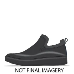 Sneakers Donna: FitFlop RALLY SHEARLING-LINED SUEDE SLIP-ON SNEAKERS ALL BLACK