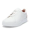 Sneakers Donna: FitFlop RALLY METALLIC BACKTAB SNEAKERS URBAN WHITE / ROSE GOLD